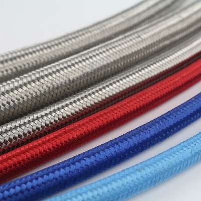 China woven soft hose high quality PTFE hose with smooth inner hole for hot melt adhesive machine